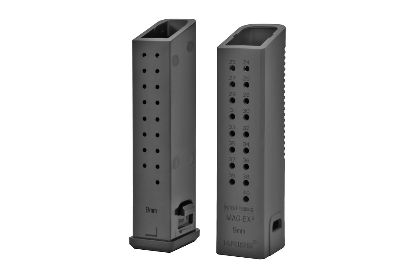 Kriss MAGEX2 Magazine Extension Kit for G17 +23rd (3-Pack)