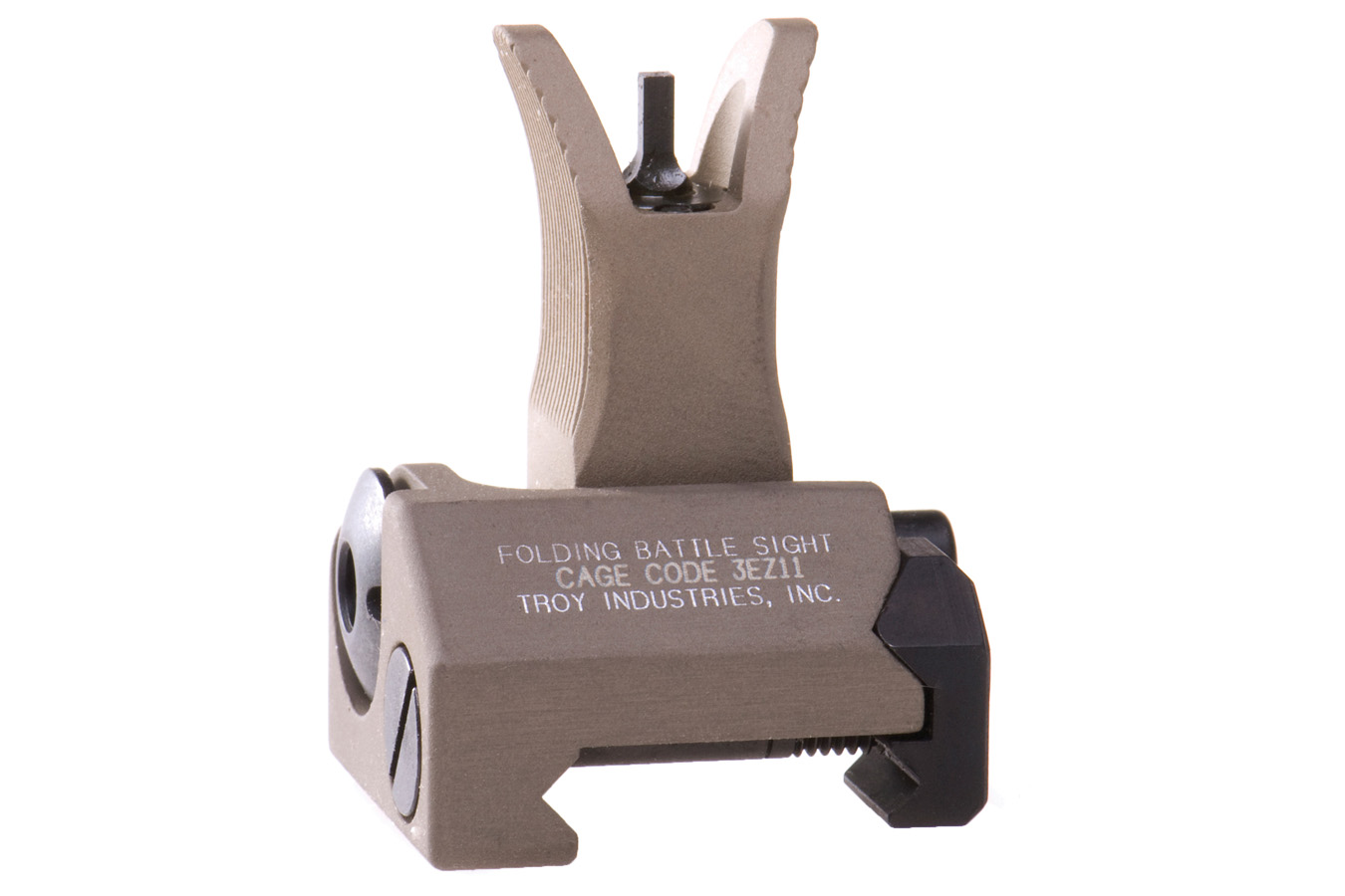 Troy Folding M4 Style Front Sight for Picatinny FDE