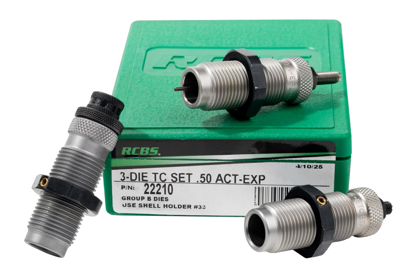 RCBS  .50 ACT-EXP 3-Die Taper Crimp Set 