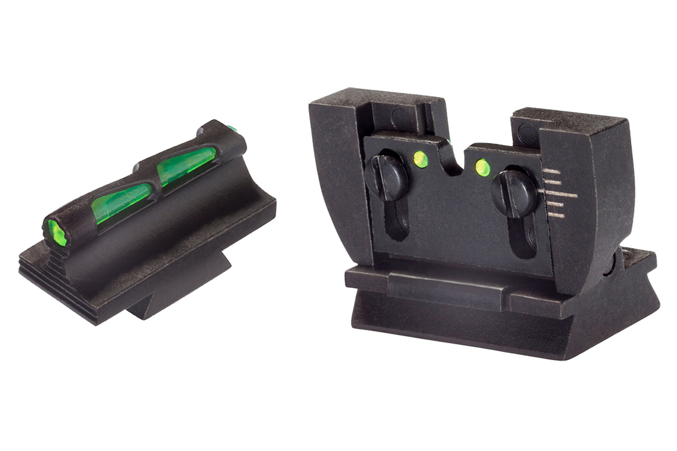 Hi Viz Ruger 10/22 Rifle Interchangeable Sight Set LiteWave Black Front and Rear