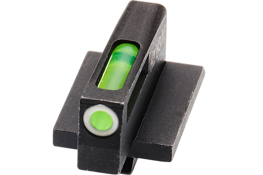 Hi Viz LiteWave H3 Front Sight for Ruger GP100 Green Tritium White Outline Front Sight
