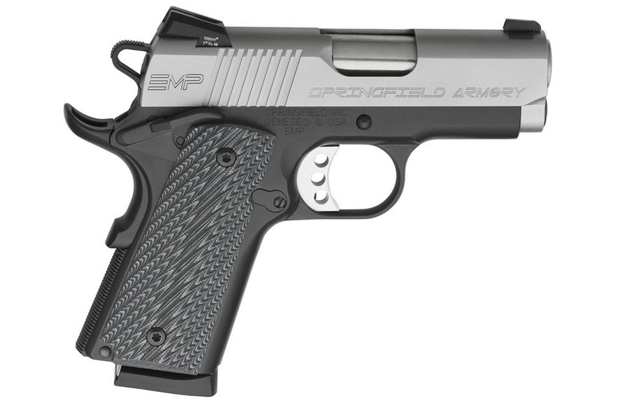 SPRINGFIELD EMP 1911 9MM NIGHT SIGHTS AND G10 GRIPS