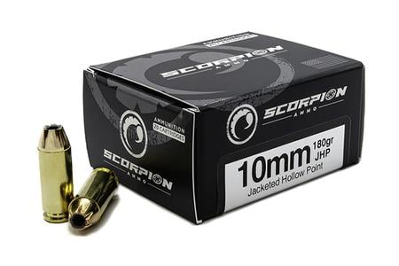 SCORPION 10MM 180GR JHP 20/BOX
