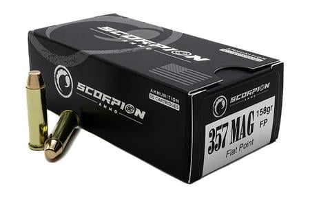 Scorpion 357 Magnum 158 gr Flat Point Target 50/Box
