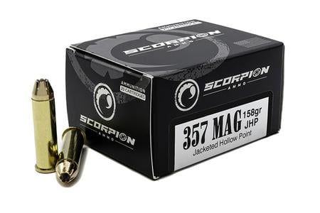 Scorpion 357 Magnum 158 gr JHP Defense 20/Box