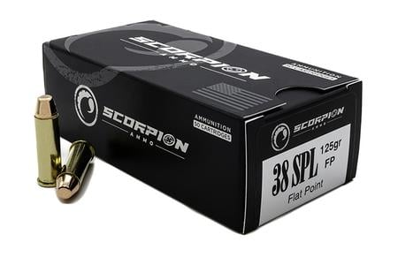 Scorpion 38 Special 125 gr Flat Point Target 50/Box