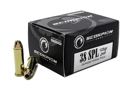 SCORPION 38 SPECIAL 125GR JHP 20/ BOX