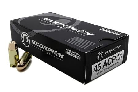 COMPETITION 45ACP 230GR RN 50/BOX  (USPSA MATCH CERTIFIED)