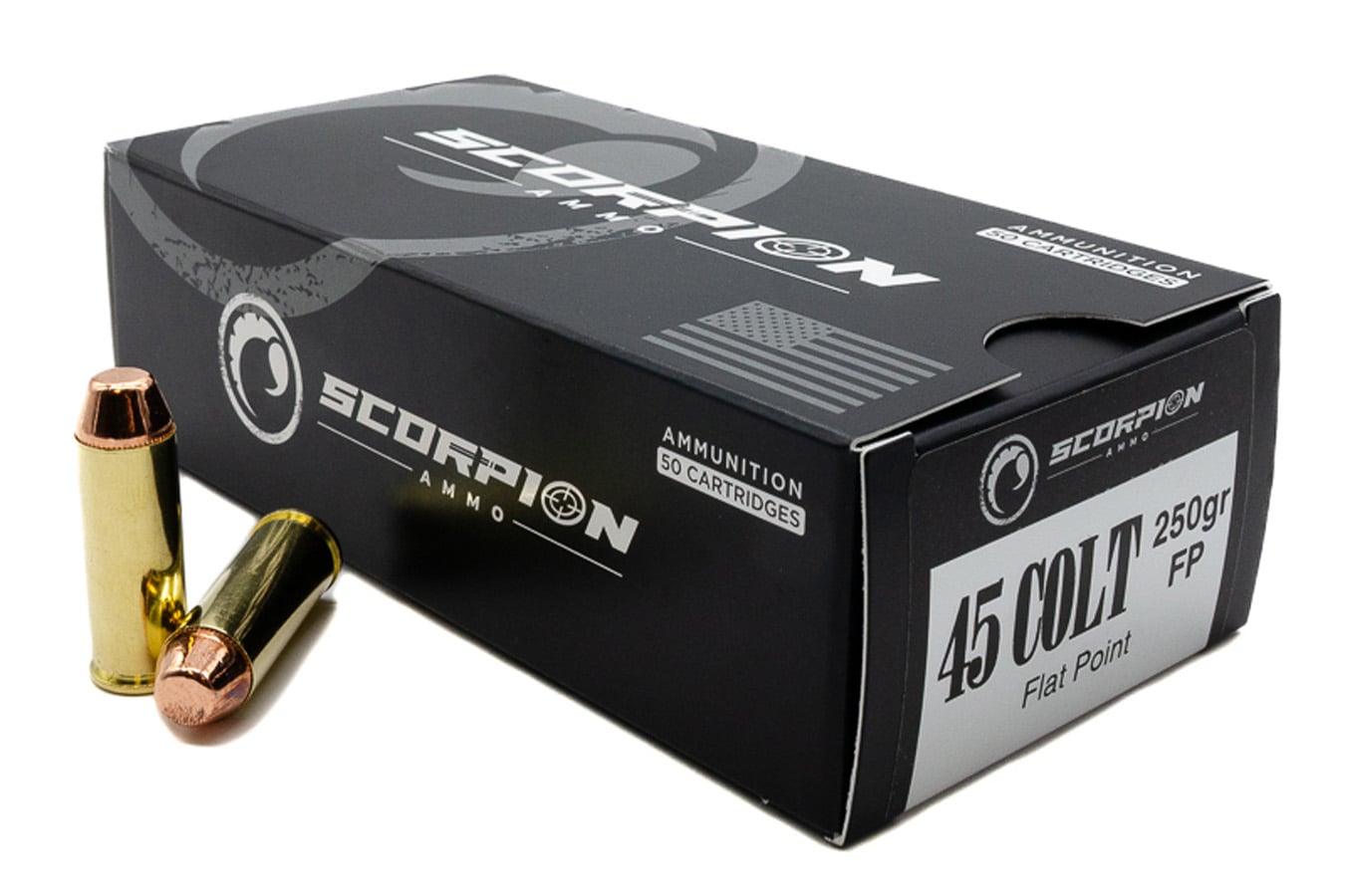Scorpion 45 Colt 250 gr Flat Point Target 50/Box