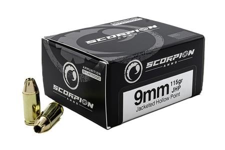 SCORPION 9MM 115GR JHP 20/BOX