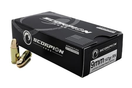 COMPETITION 9MM 147GR RN 50/BOX  (USPSA MATCH CERTIFIED)