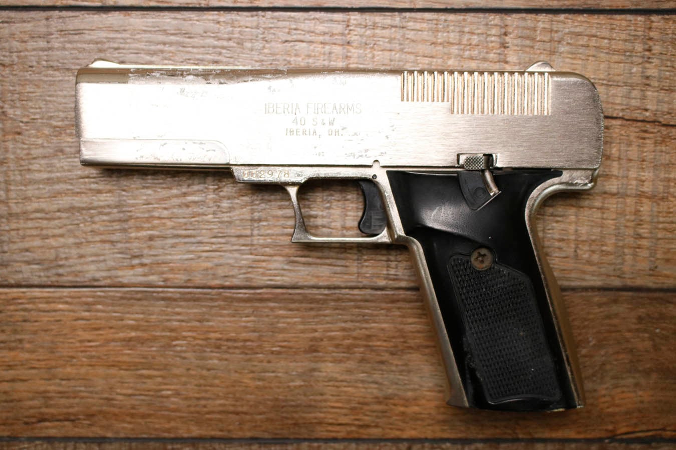 Iberia Firearms Iberia 40 S&W Police Trade-In Pistol (No Magazine)