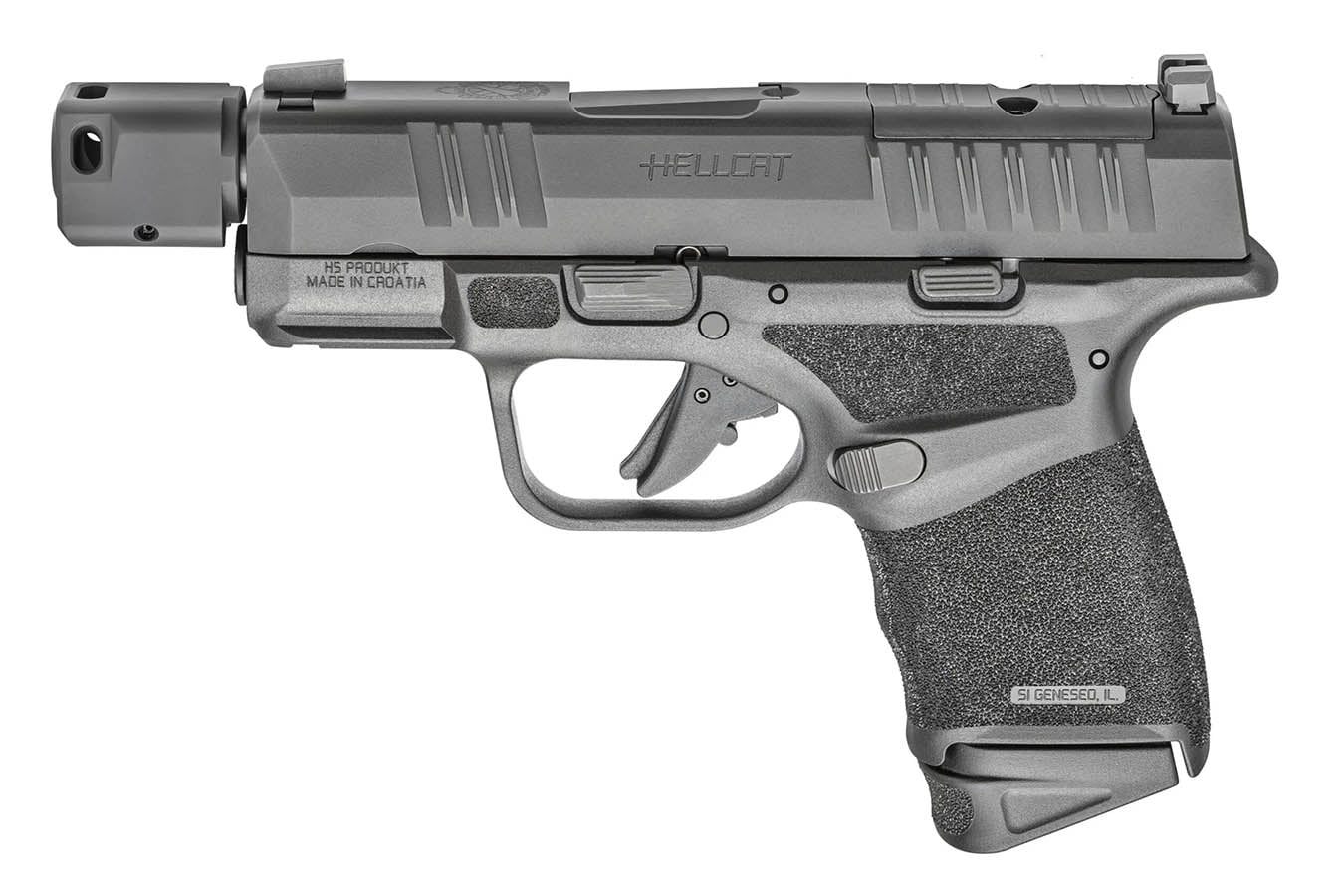 SPRINGFIELD HELLCAT RDP MICRO-COMPACT 9MM LUGER 11+1/13+1 3.80` BLACK MELONITE STEEL THREADE