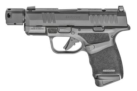 HELLCAT RDP MICRO-COMPACT 9MM LUGER 11+1/13+1 3.80` BLACK MELONITE STEEL THREADE