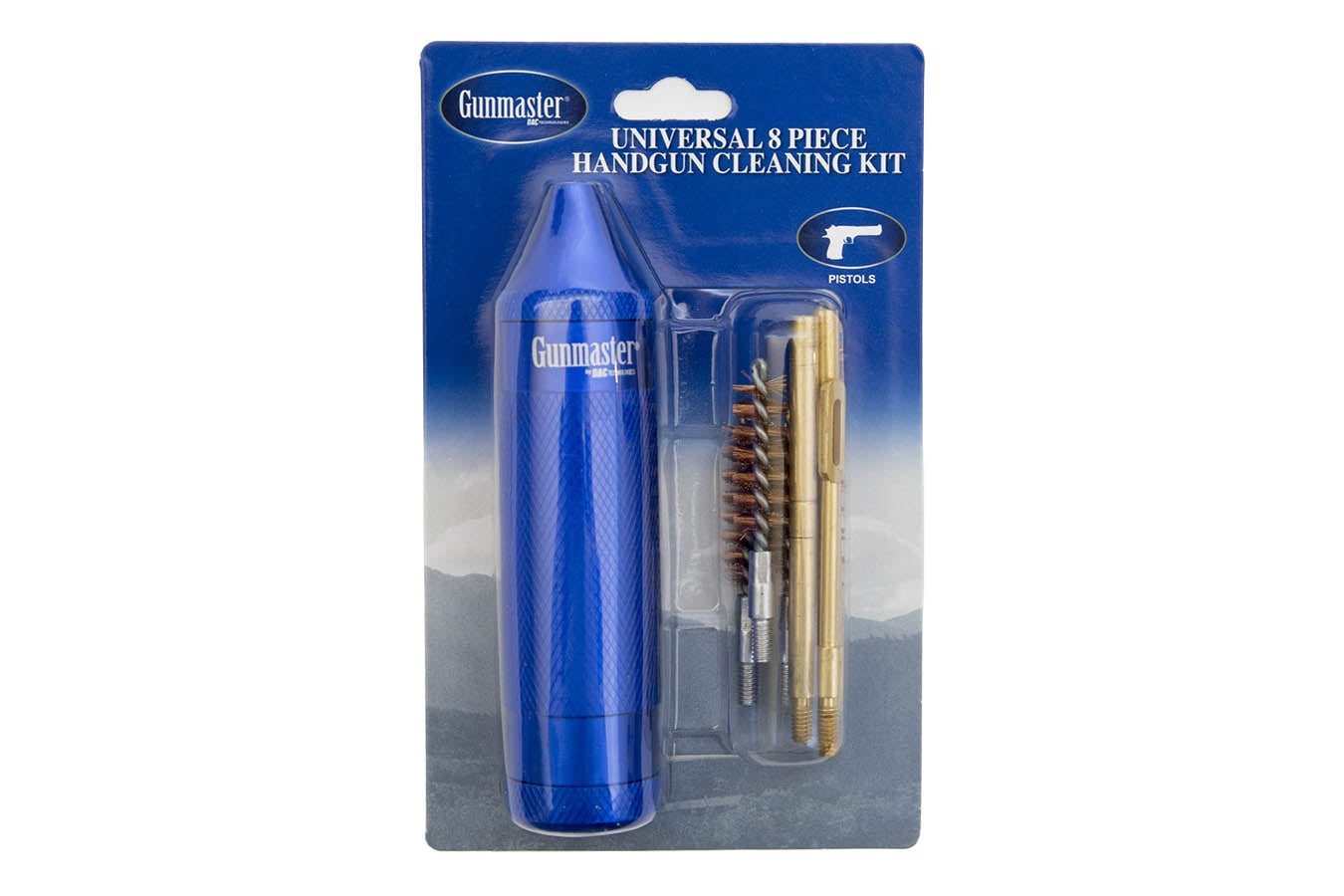 DAC Technologies GunMaster Universal 8-Piece Compact Handgun Cleaning Kit .22-.45