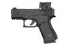 GLOCK G43X MOS8 W/AIMPOINT 9MM LUGER 15+1 3.41` BLACK GMB BARREL, BLACK STEEL SERRATED