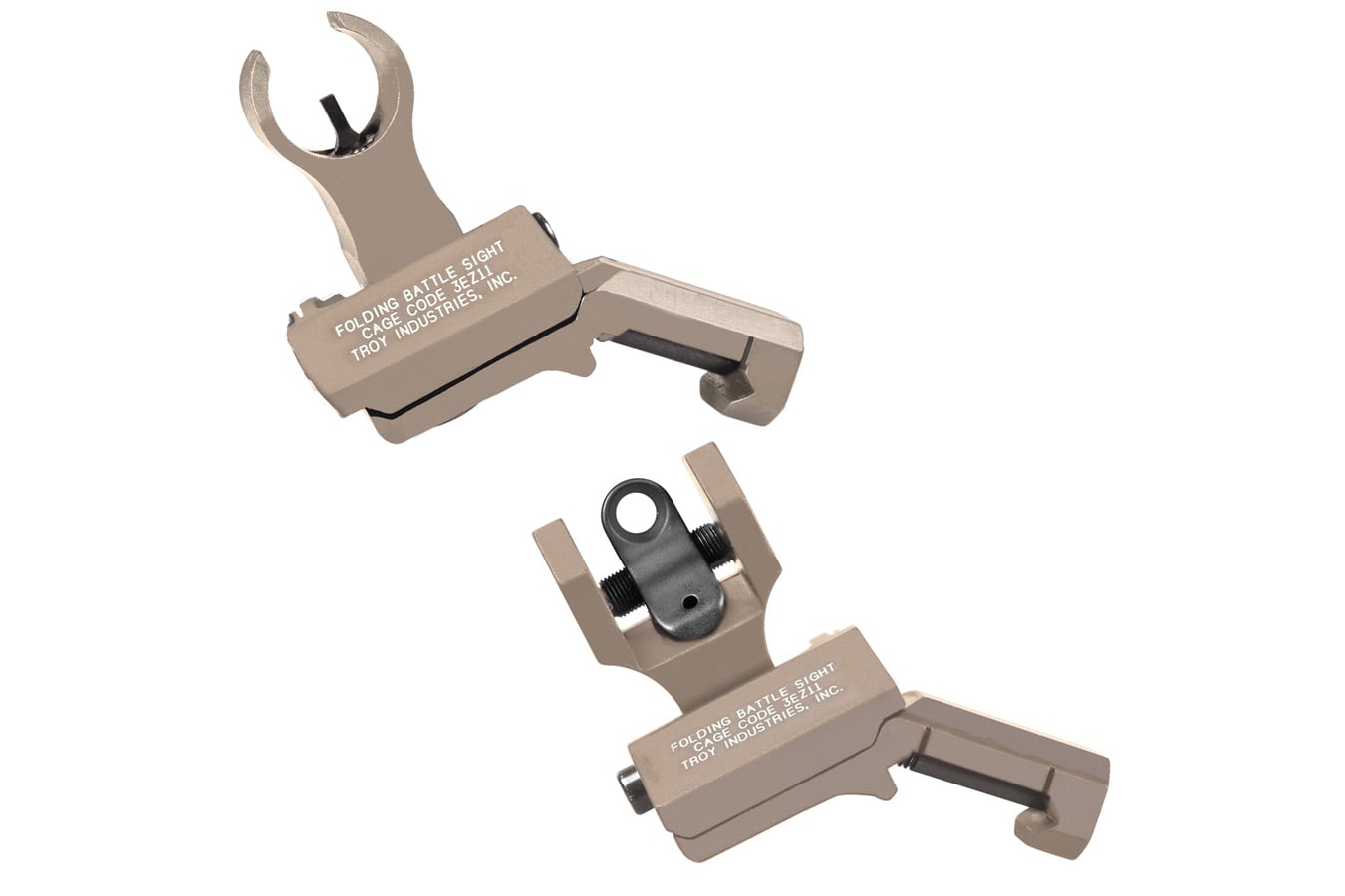 Troy 45 Degree Battle Sight for Picatinny FDE