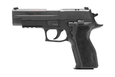 P226, 9MM, 4.4IN, ELITE, BLK, DA/SA, SIGLITE, E2 GRIP, (2) 15RD STEEL MAG, SRT,