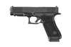 GLOCK 9MM LUGER 10+1 4.49` BLACK GMB BARREL, BLACK NDLC STEEL OPTIC READY/SERRATED SLI