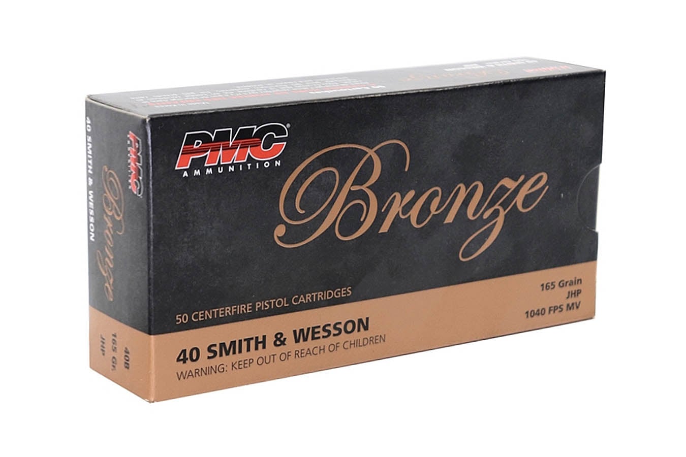 PMC 40 S&W 165gr JHP Bronze 50/Box
