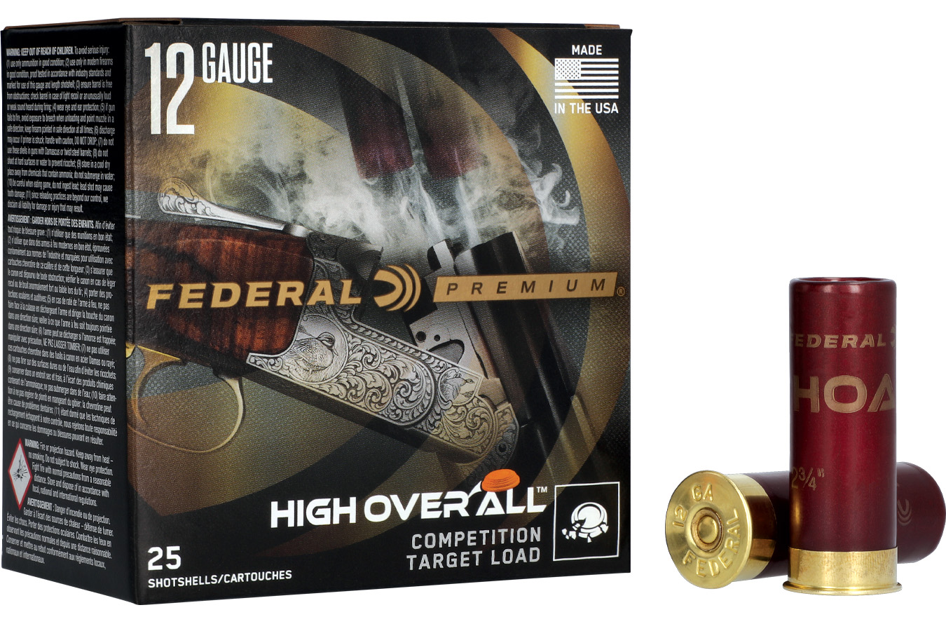 Federal 12 Gauge 2.75 #9 HOA 25/250