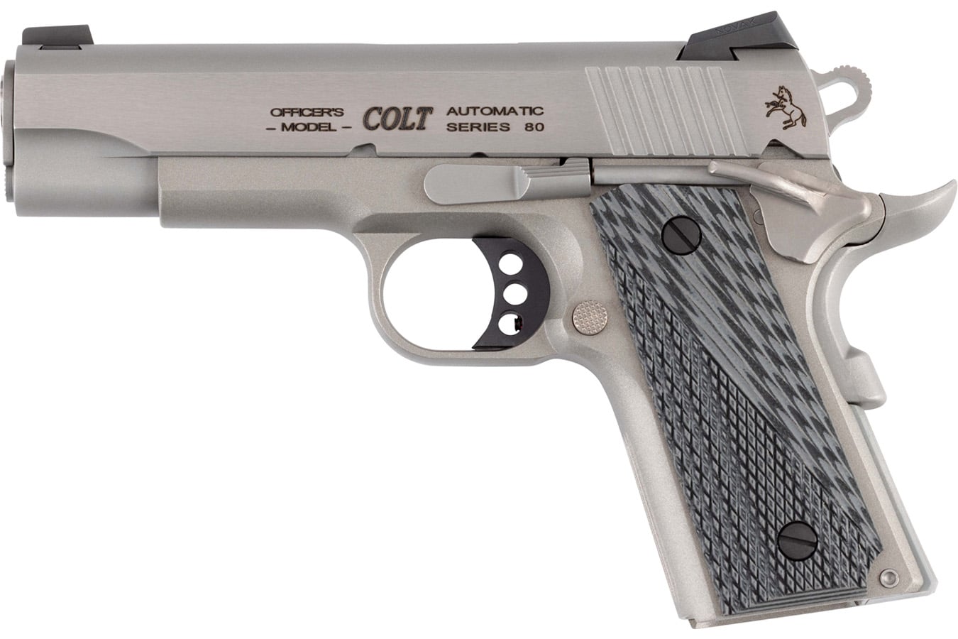Colt Lightweight Officer 45 ACP Semi-Auto Pistol with Stainless Cerakote Finish (Blemished)