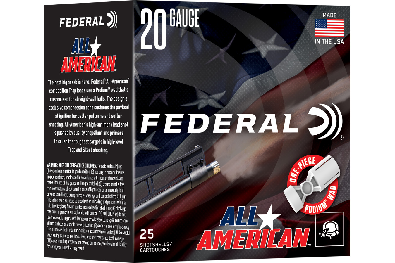 Federal 20 Gauge 2.50