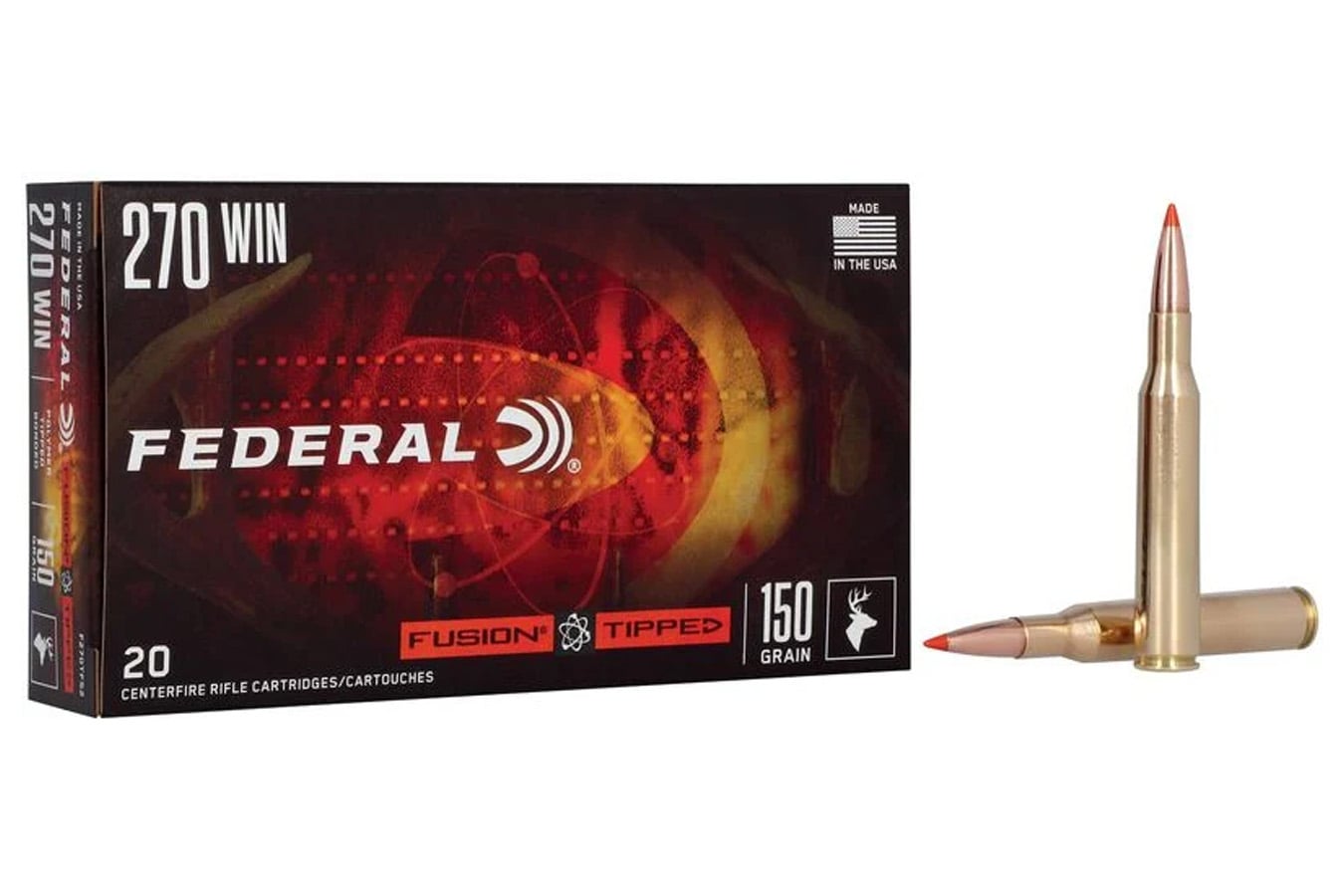 Federal Fusion Tipped 270 Win 150gr 20rds/10 Boxes