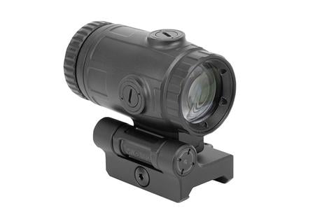 3X ULTRA-COMPACT MAGNIFIER, ALUMINUM HOUSING, FLIP  QD MOUNT 