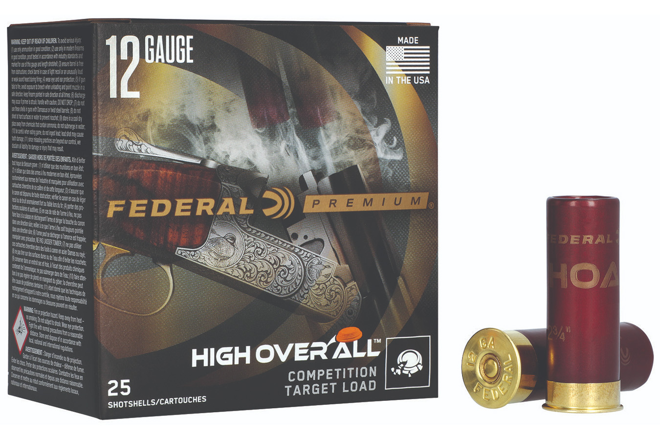 Federal 12GA 2.75 #8 Premium High All Over 25rds/10 Cases