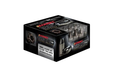 BARNES TAC-XPD 9MM 115GR HP 20/200