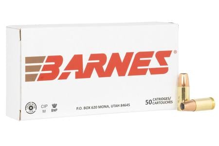 BARNES DEFENSE 9MM 124GR 50/500