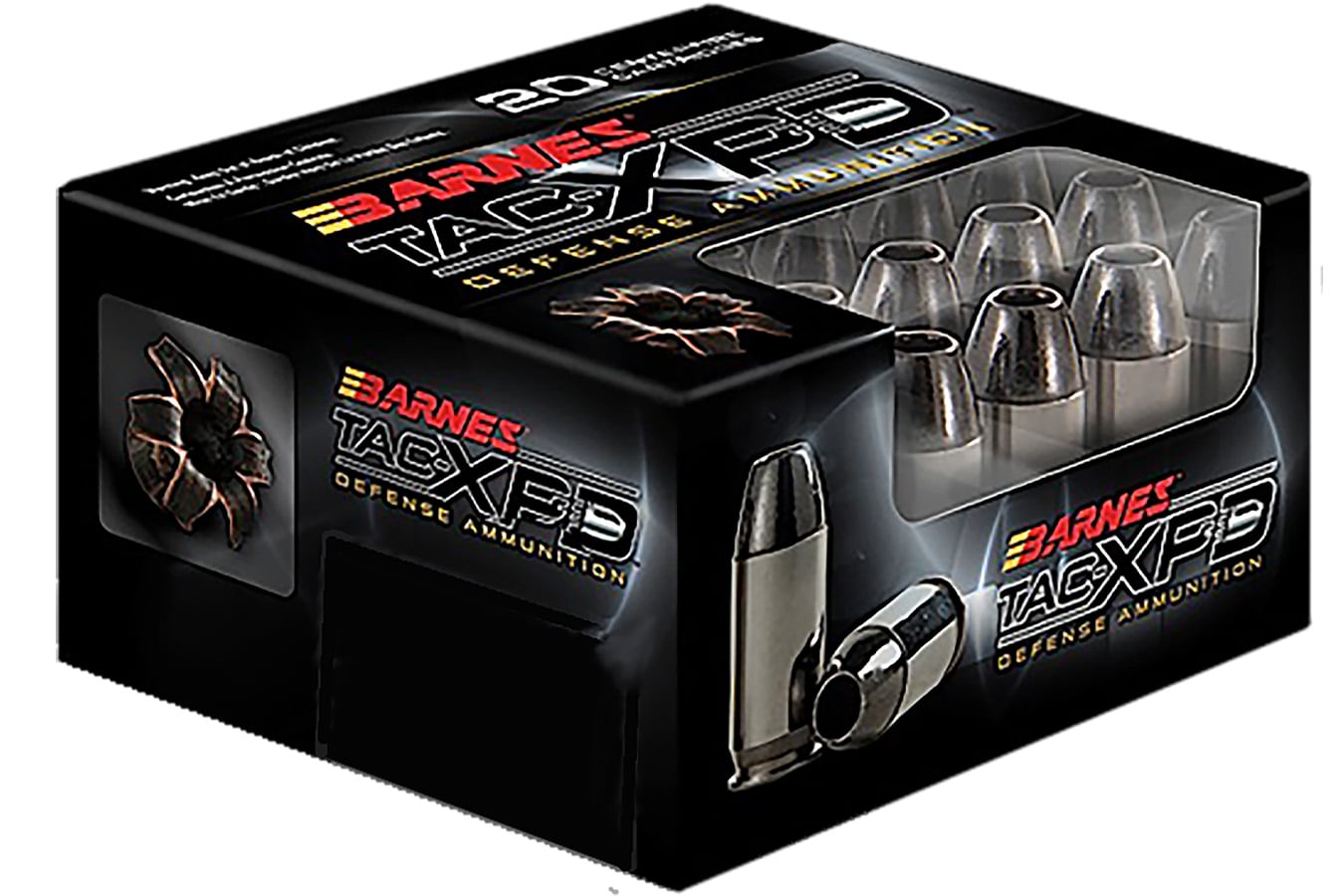 Barnes TAC-XPD Defense Handgun 380ACP 80gr 20 Per Box/10 Case