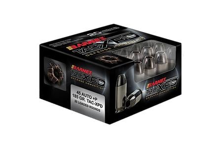 BARNES TAC-XPD 45ACP 185GR HP 20/200