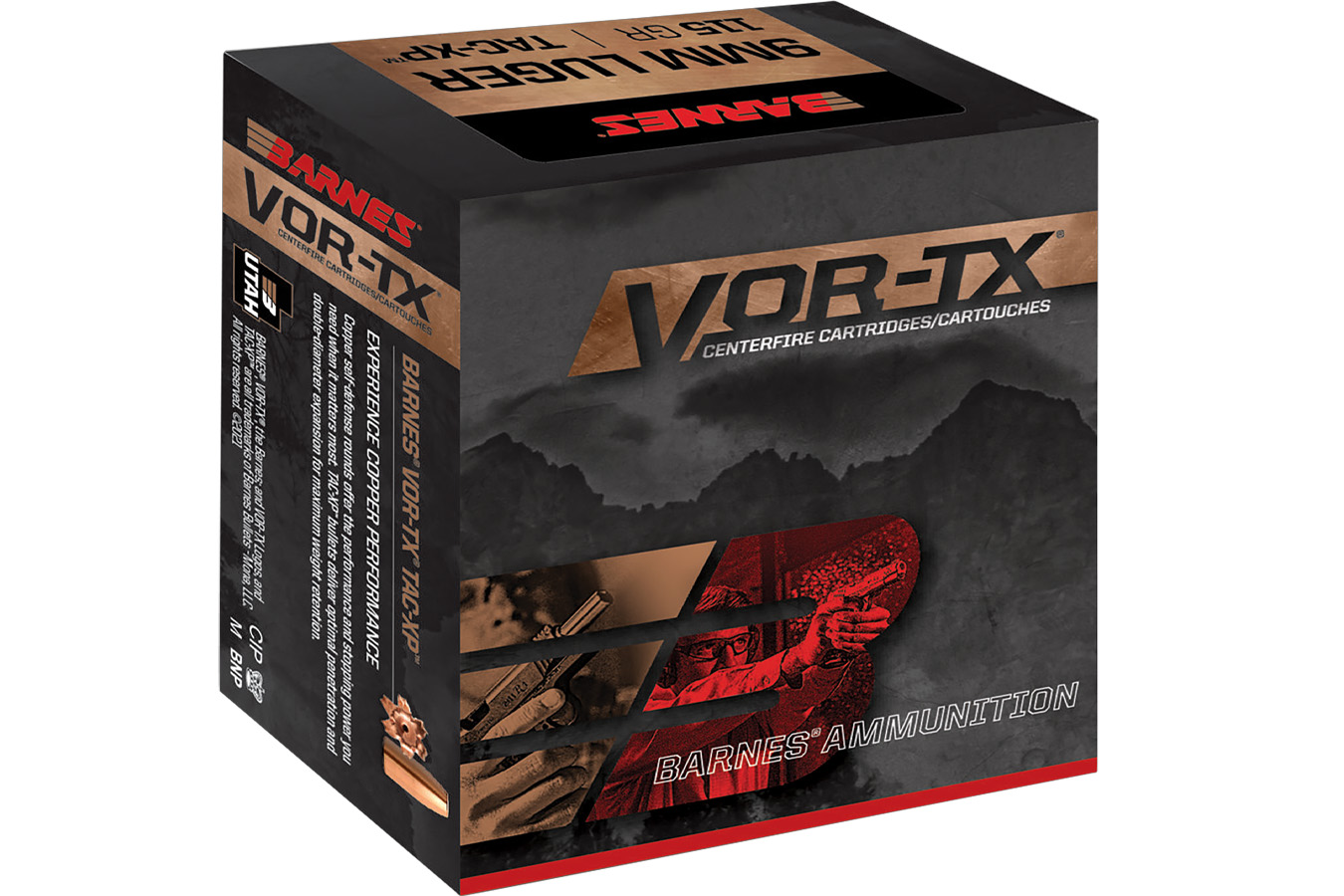 Barnes VOR-TX Handgun 357Mag 140gr Barnes 20 Per Box/10 Case