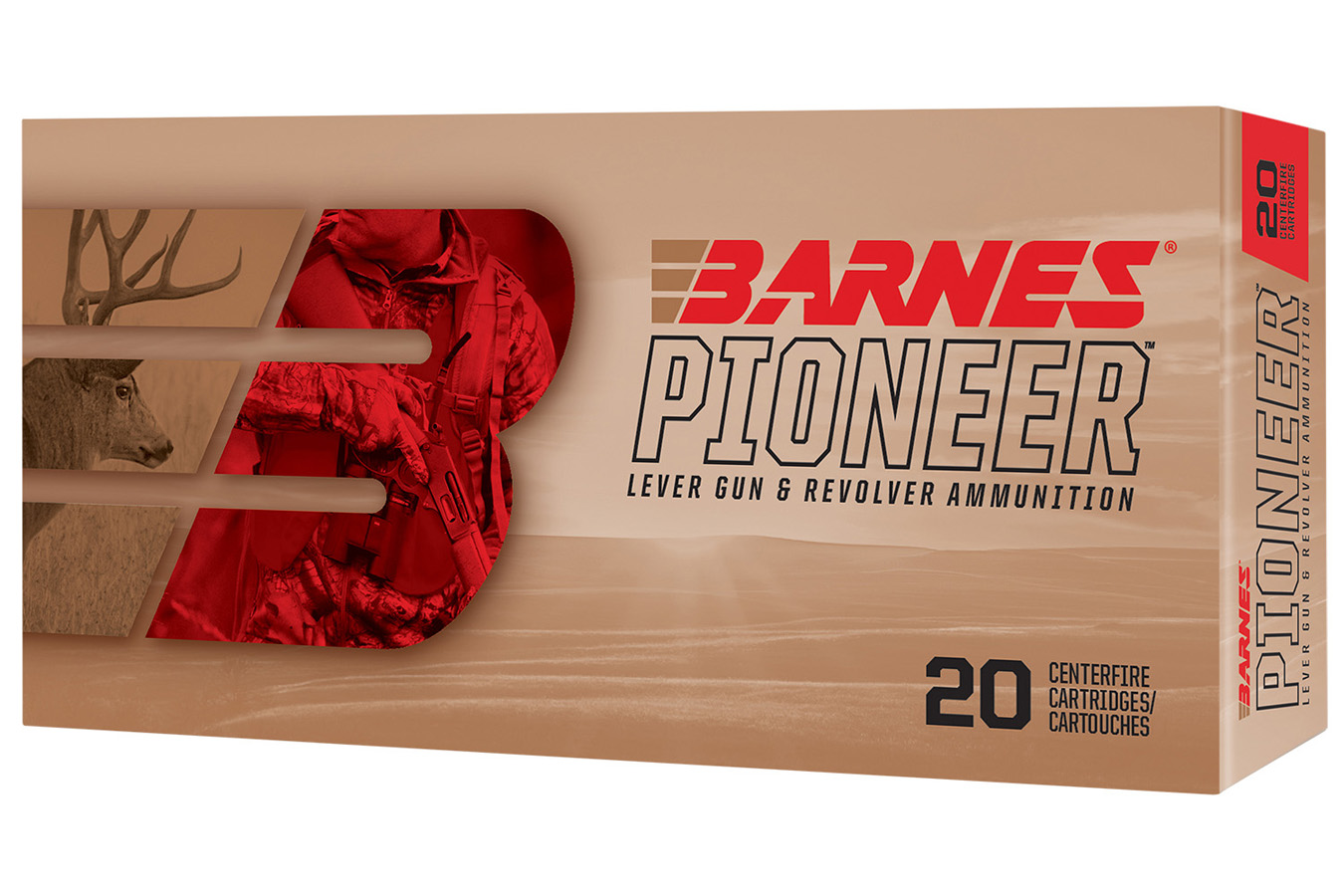 Barnes 357 Magnum 140 Grain TSX Flat Nose Pioneer 20 Rounds / 10 Cases