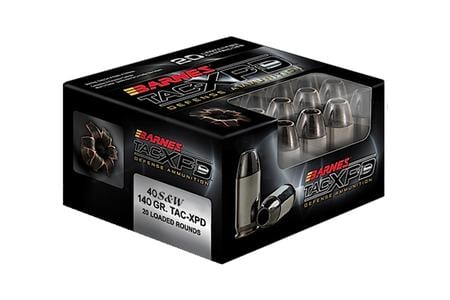 BARNES TAC-XPD 40SW 140GR HP 20/200