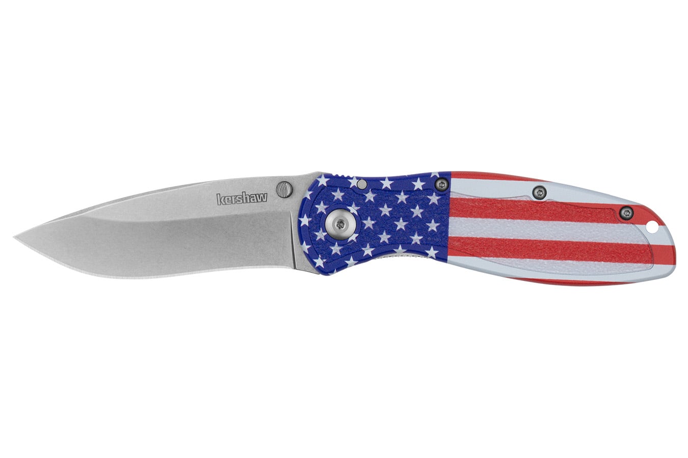 Kershaw Knives Blur USA Flag Folding Pocket Knife