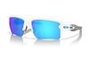 OAKLEY FLAK 2.0 XL POLISHED WHITE WITH PRIZM SAPPHIRE LENSES