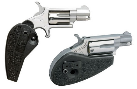 NORTH AMERICAN ARMS 22 Magnum Mini-Revolver (1 1/8-inch Barrel) with Holster Grip