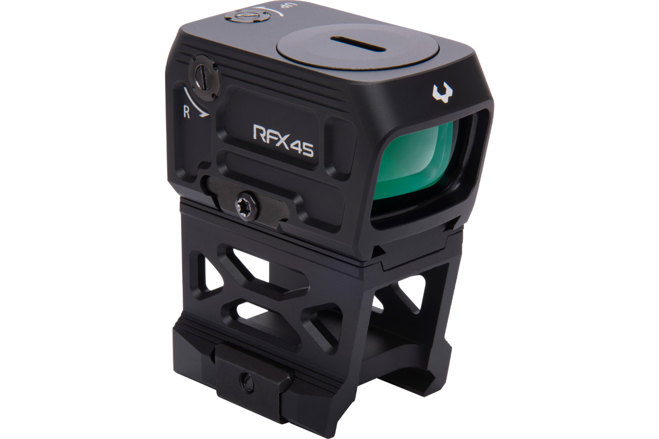 Viridian Pro Black Anodized 1 x 24 mm x 15.5 mm 5 MOA Green Dot ACRO/RMR/Glock MOS/Picatinny Mounts