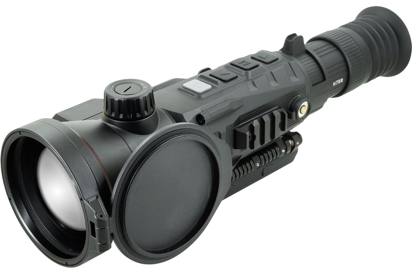 Nocpix RIco 2 H75R LRF Thermal Weapon Sight Black 4x75mm Multi- 1 DIY/1 Dynamic/6 Static Reticle
