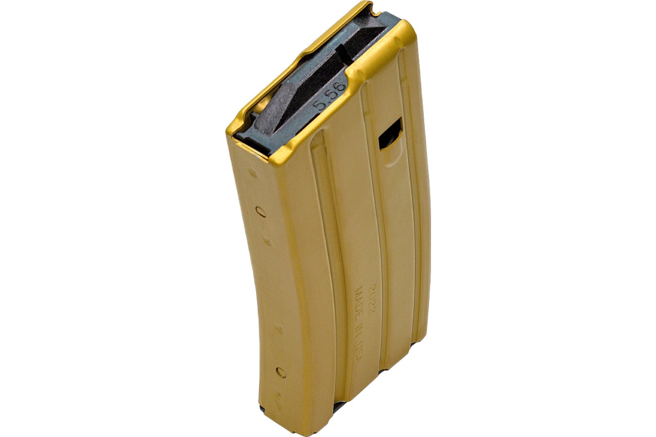 Duramag Speed 5.56/.223/300 BLK 20rd Desert Gold Aluminum Magazine