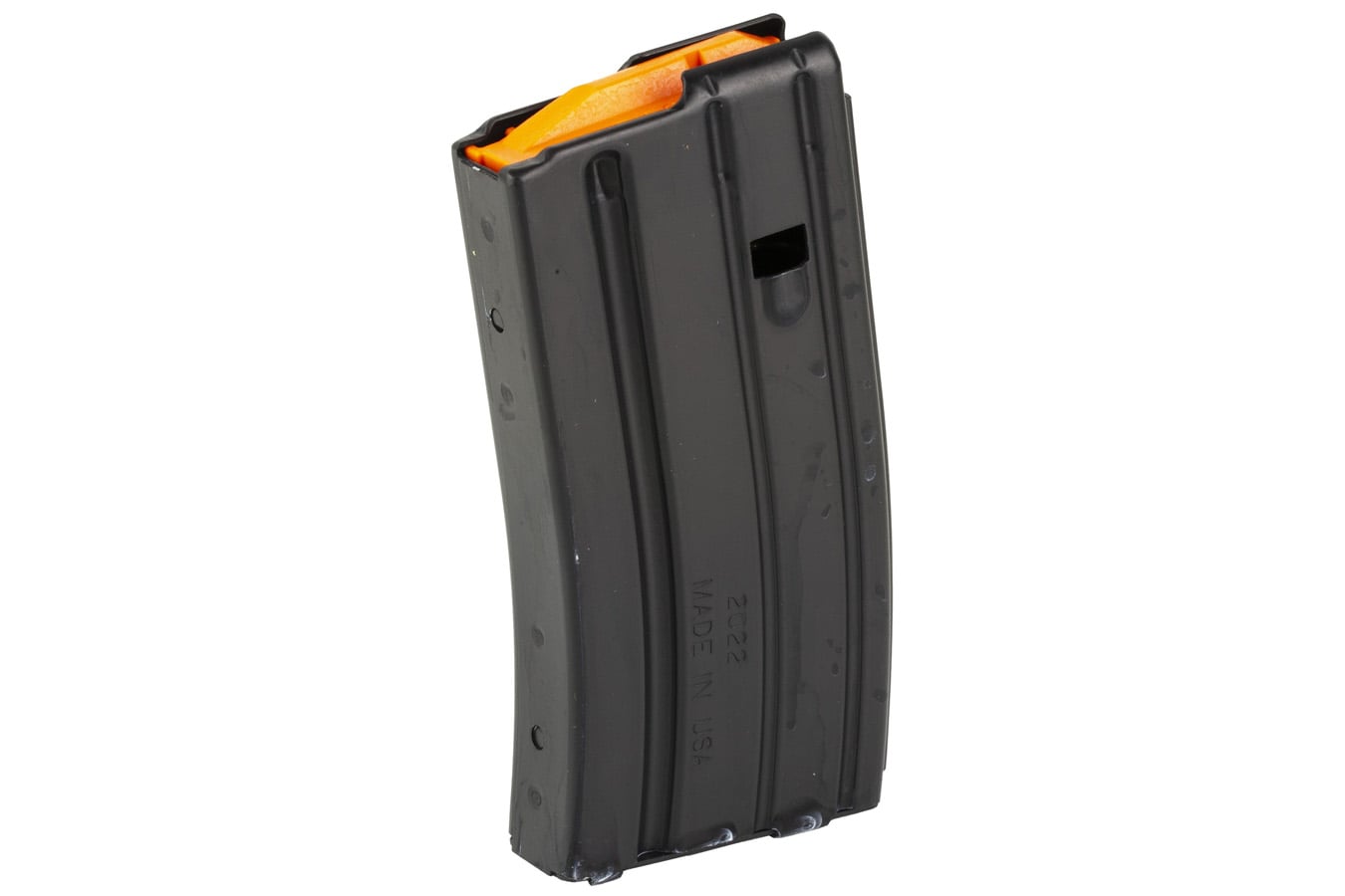Duramag AR-15 Aluminum Magazine 5.56 NATO 20RD Black/Orange Follower