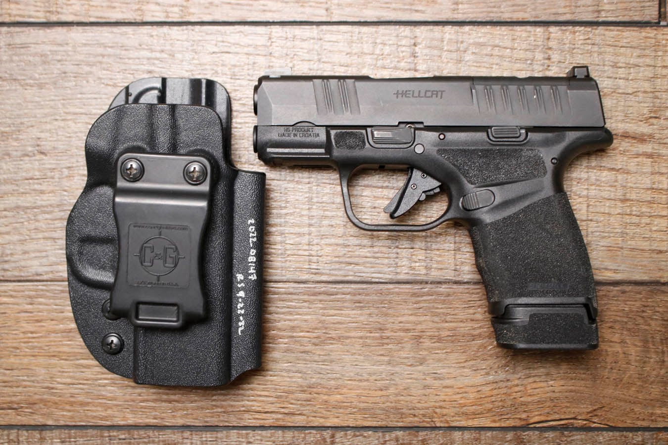 Springfield Hellcat OSP 9mm Optic Ready Police Trade-in Pistol with Holster