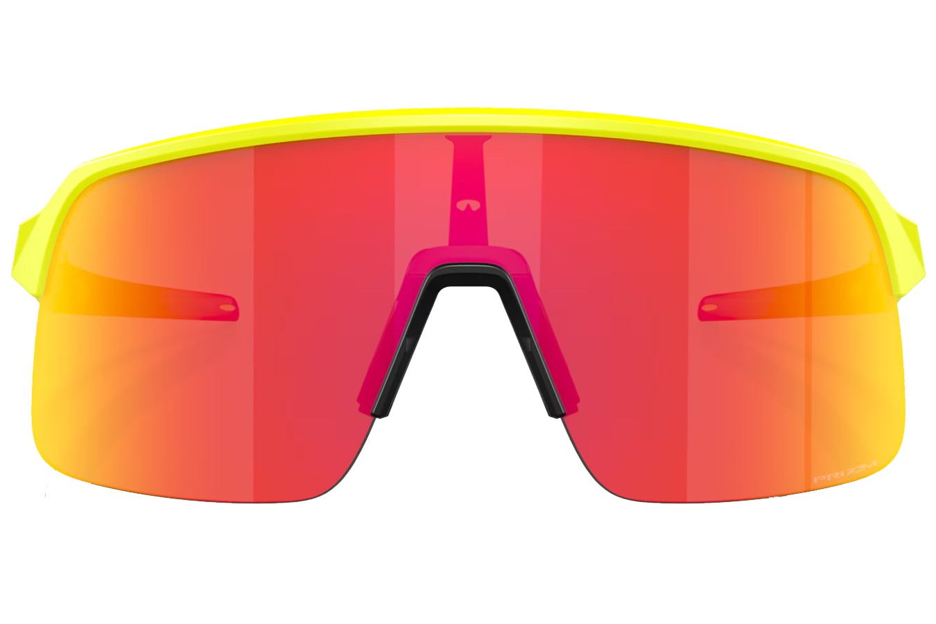 Oakley Sutro Lite+ Sweep Vented Tennis Ball Yellow Frames with Prizm Ruby Lens