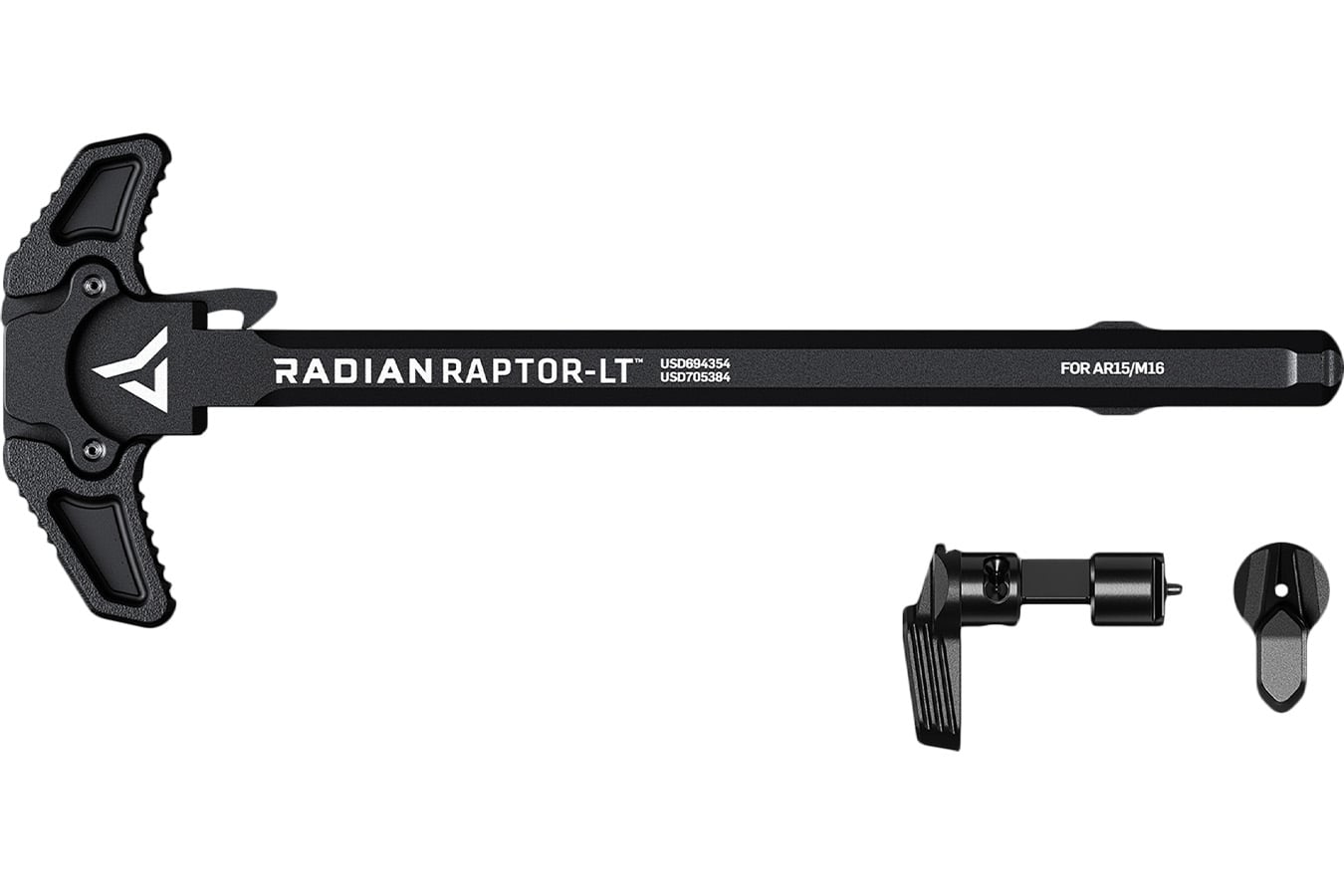 Radian Weapons Raptor LT & Talon AR15 Ambidextrous Charging Handle Combo Black