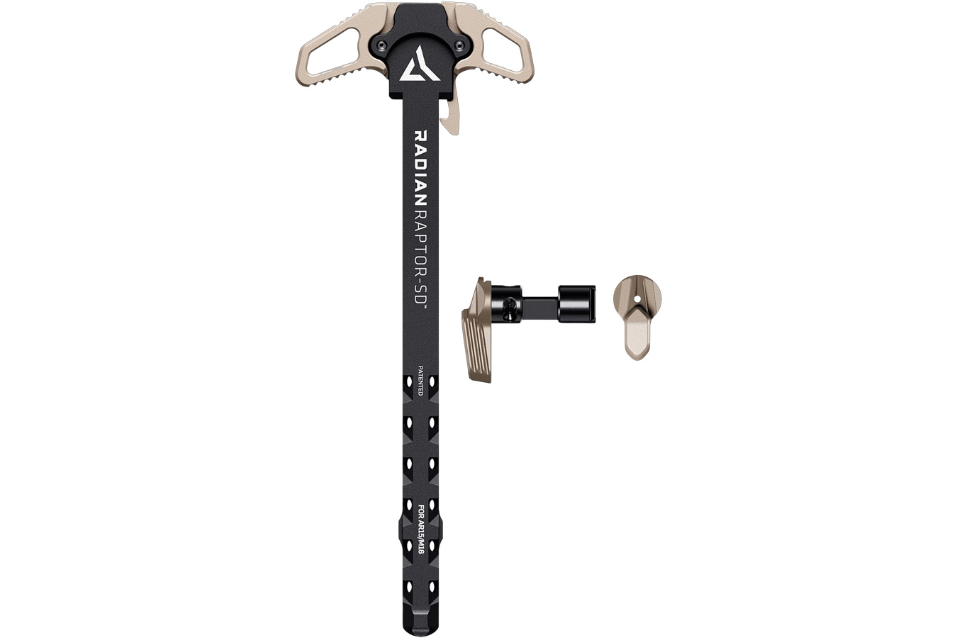 Radian Weapons Raptor SD Charging Handle and Talon Safety Selector Combo Flat Dark Earth