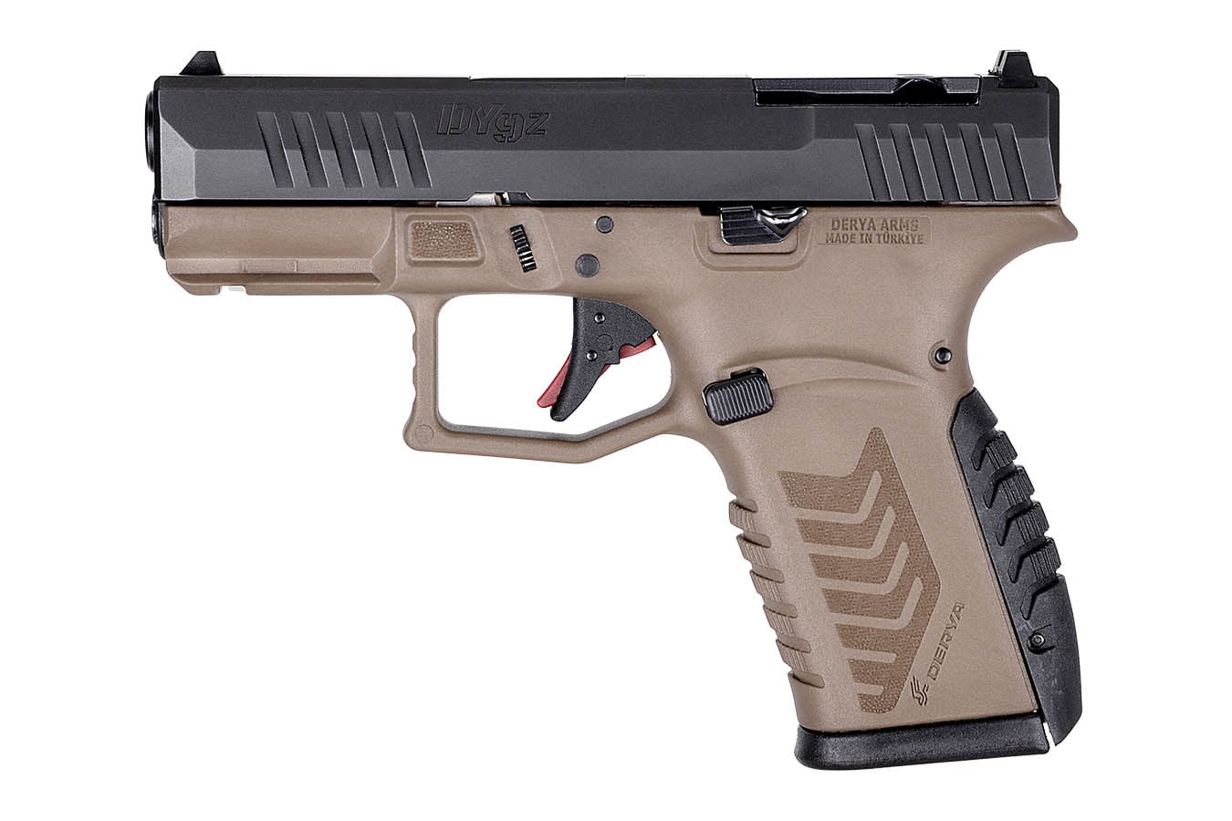 DERYA FIREARMS DERYA DY9Z 9MM 3.5 15RD BROWN