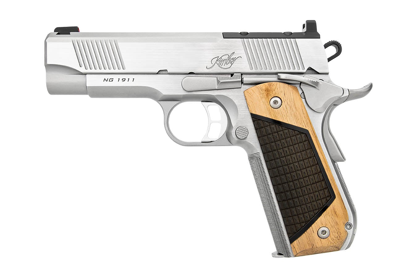 Kimber Next Gen Pro 1911 9mm Optic Ready Stainless Pistol with Black Walnut Grip